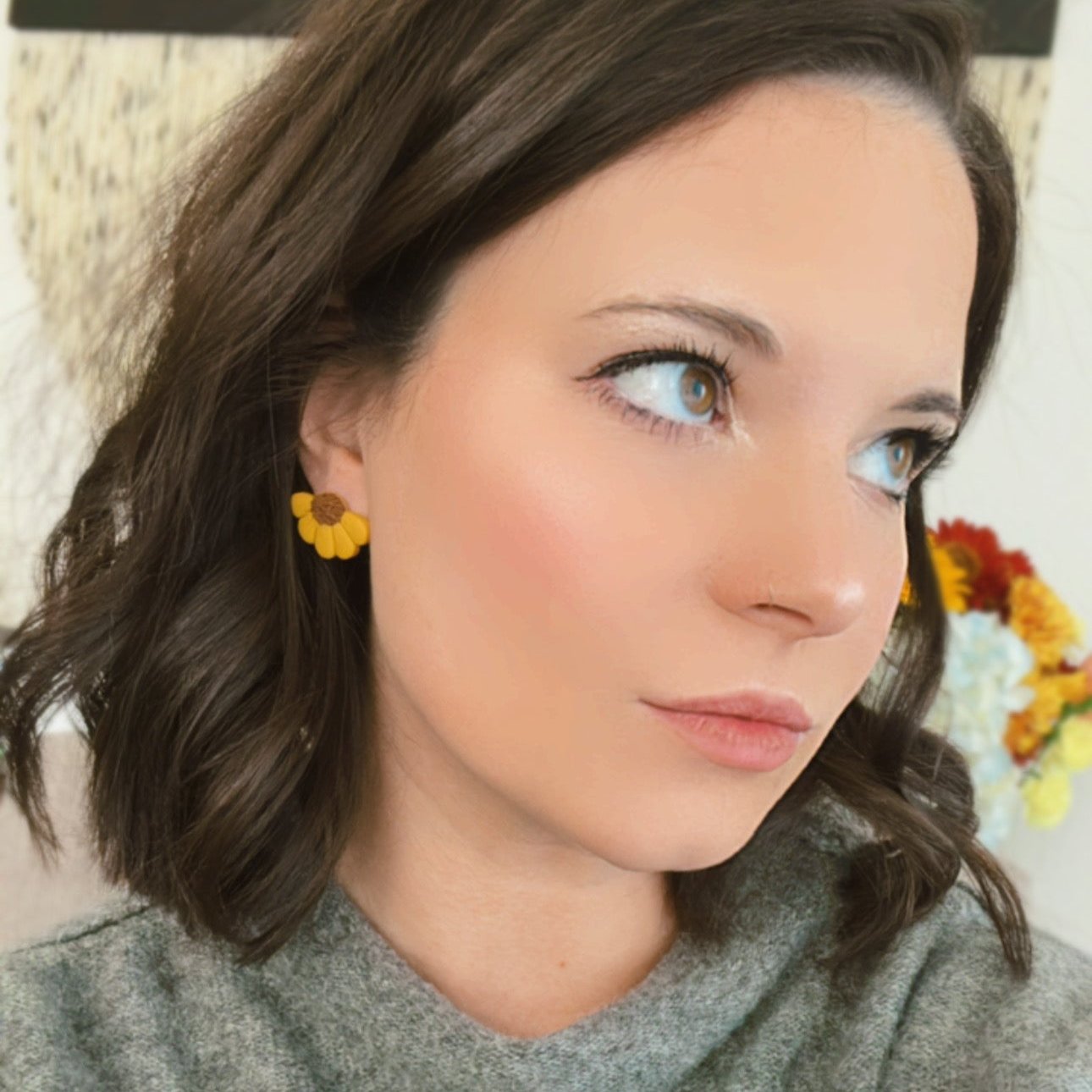 Sunflower Studs