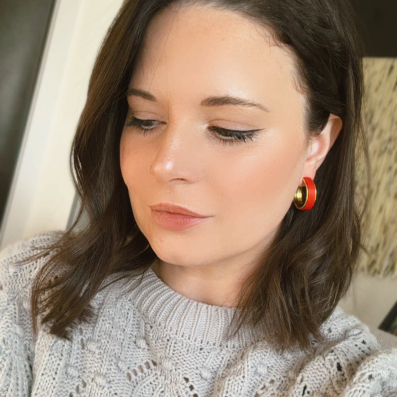 Holiday Annabelle Hoops