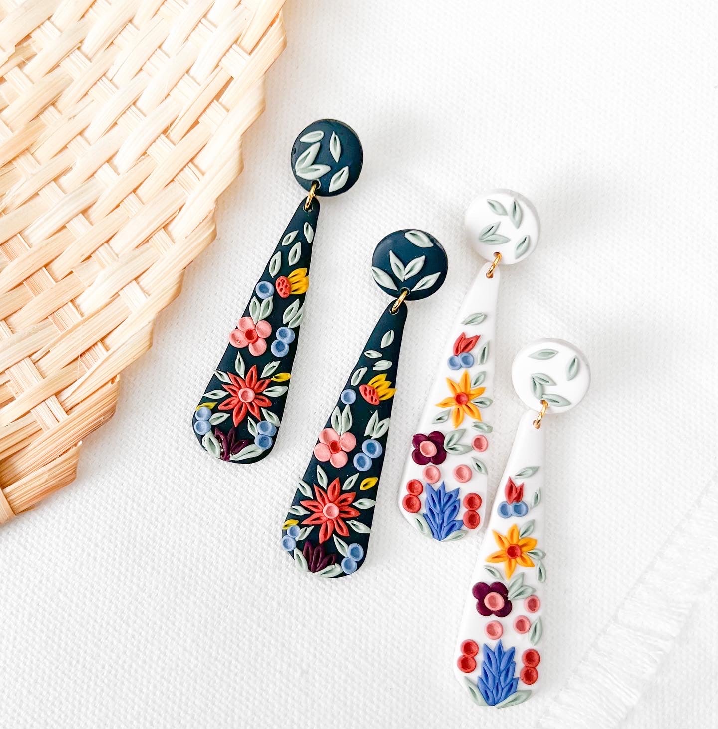 The Eileen in Floral (Black)