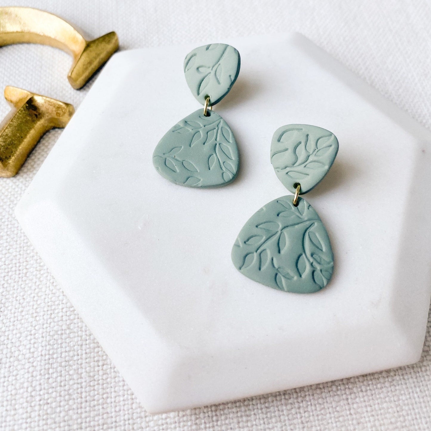 The Clara in Sage Earrings
