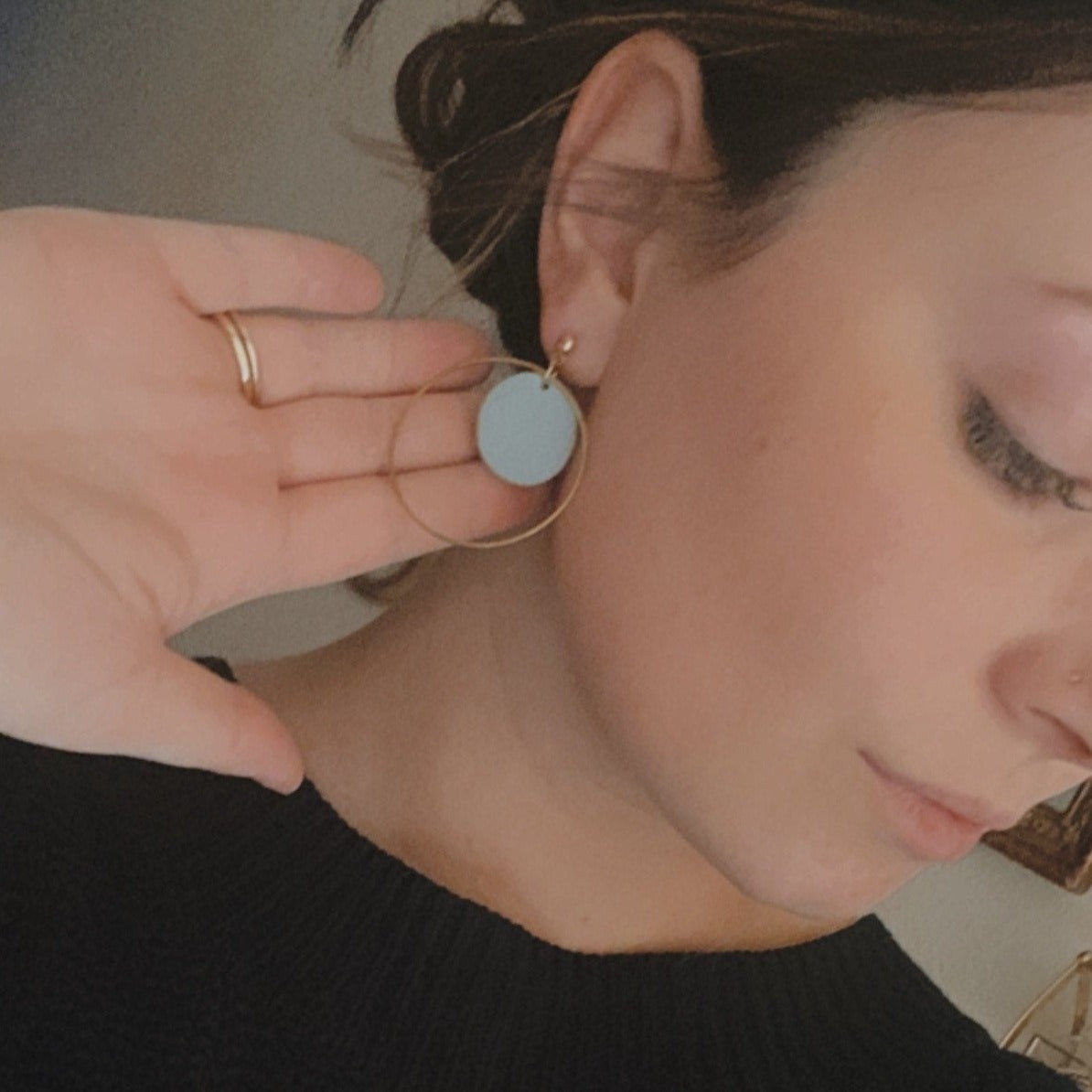 The Skye in Sage Earrings