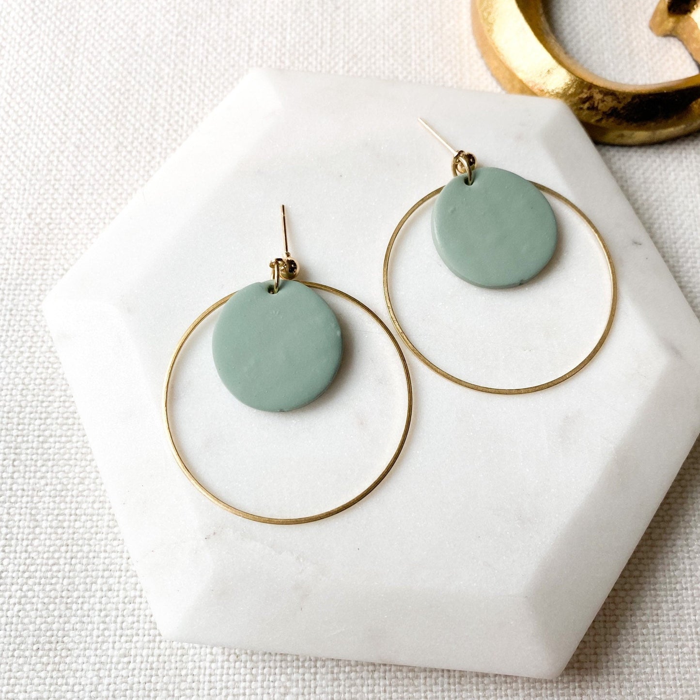 The Skye in Sage Earrings