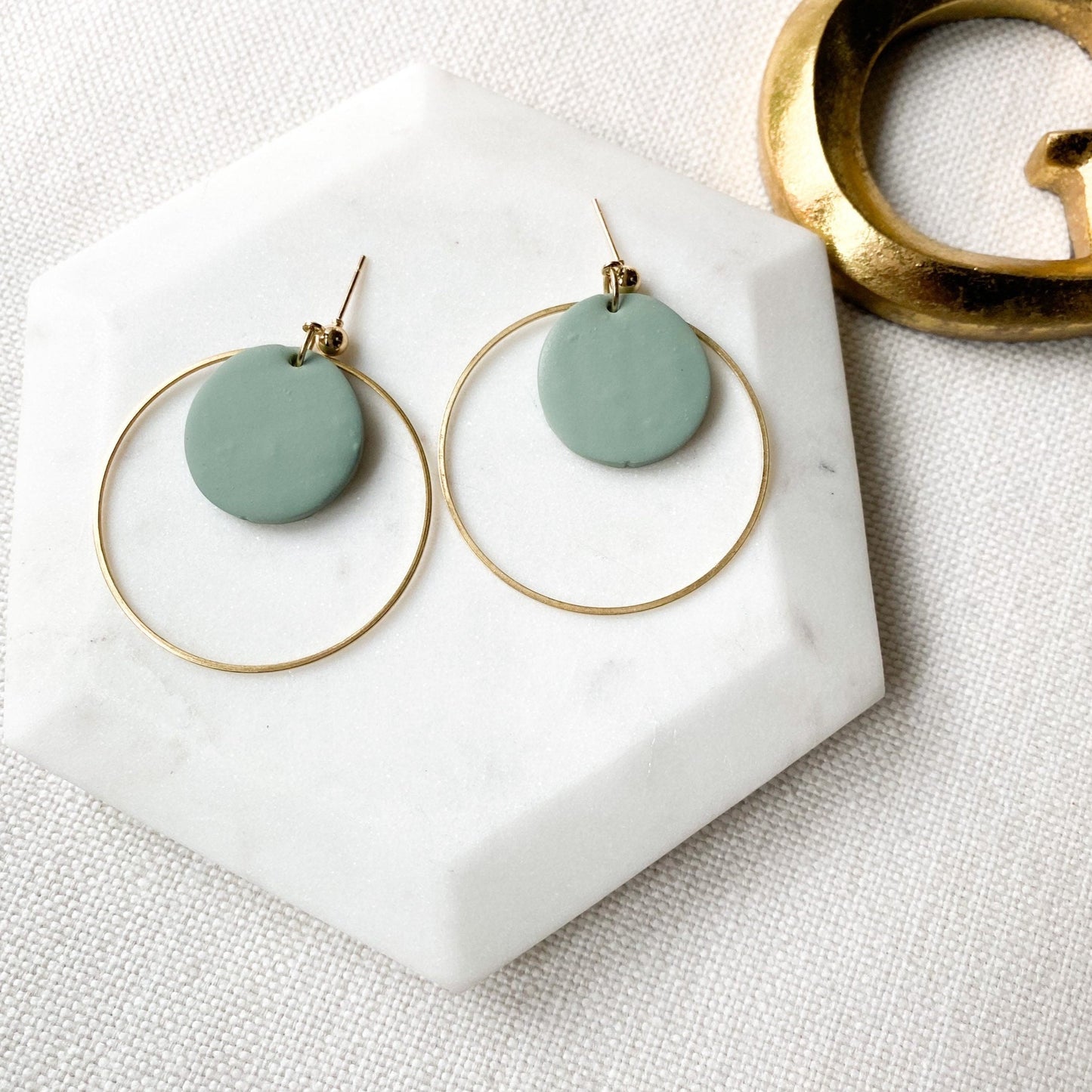 The Skye in Sage Earrings