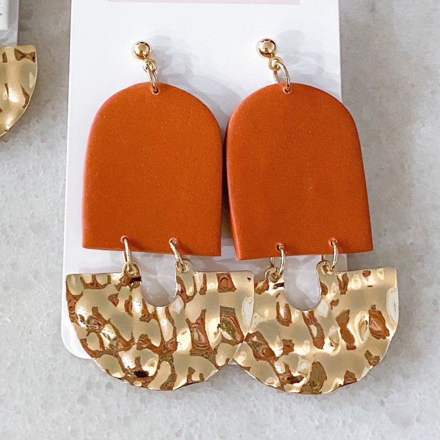 The Chloe in Rust Earrings