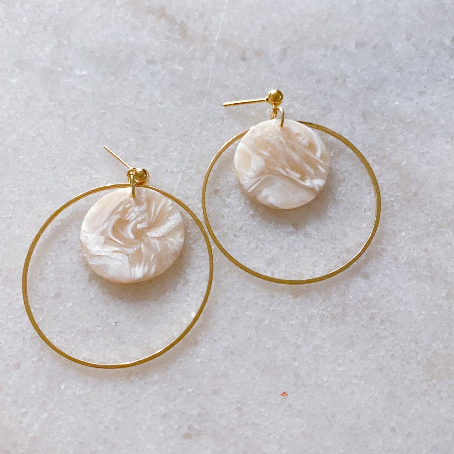 The Skye in Shell Earrings