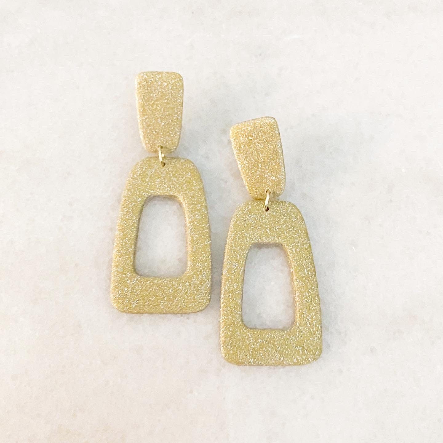 The Lindsay in Gold Shimmer Earrings