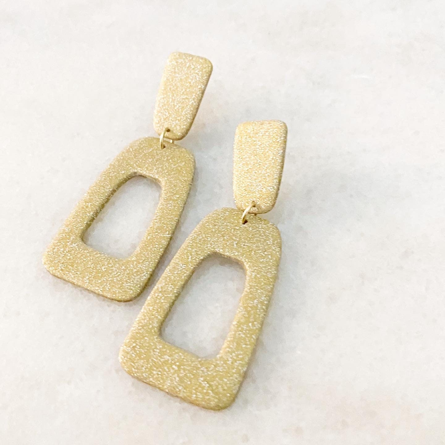 The Lindsay in Gold Shimmer Earrings