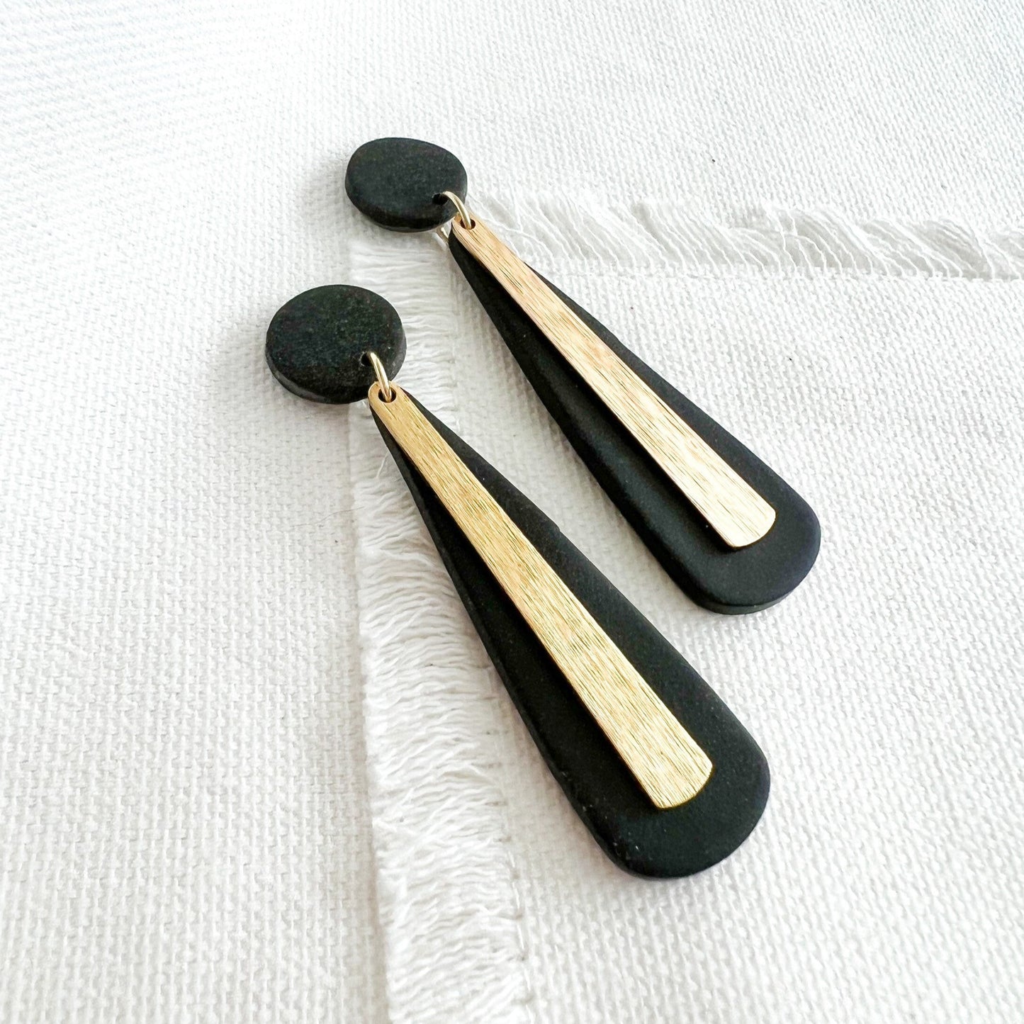 The Eileen in Black Earrings