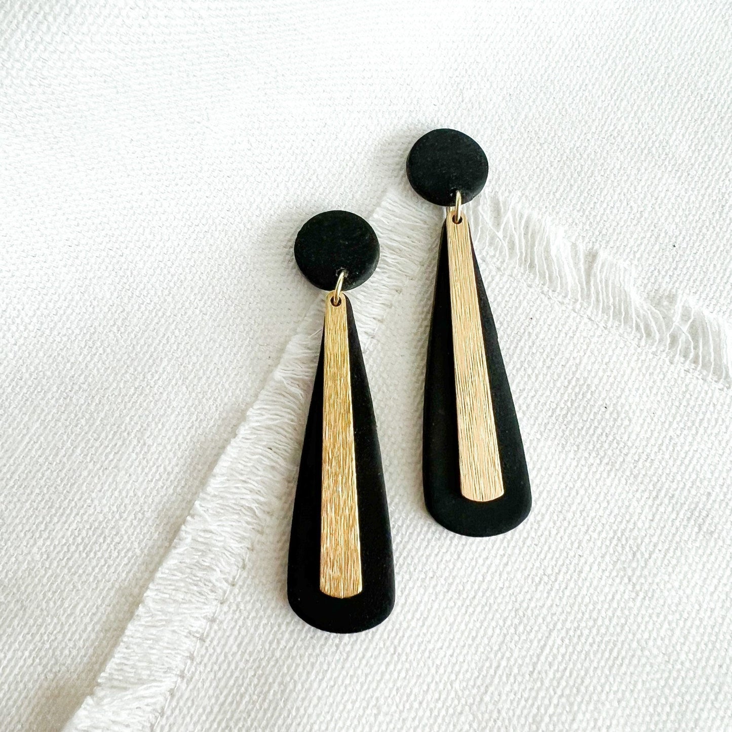 The Eileen in Black Earrings