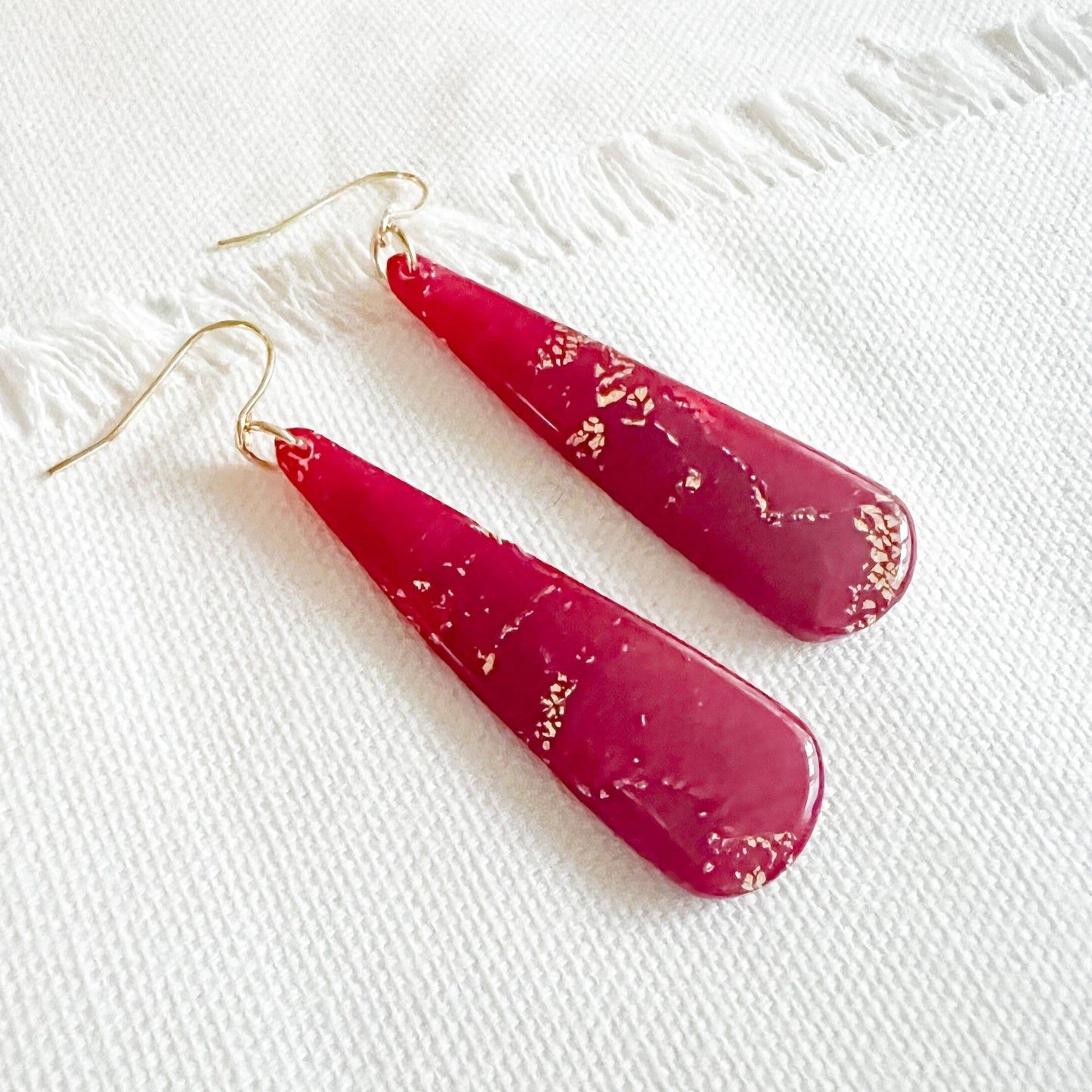 The Eileen in Ruby Earrings