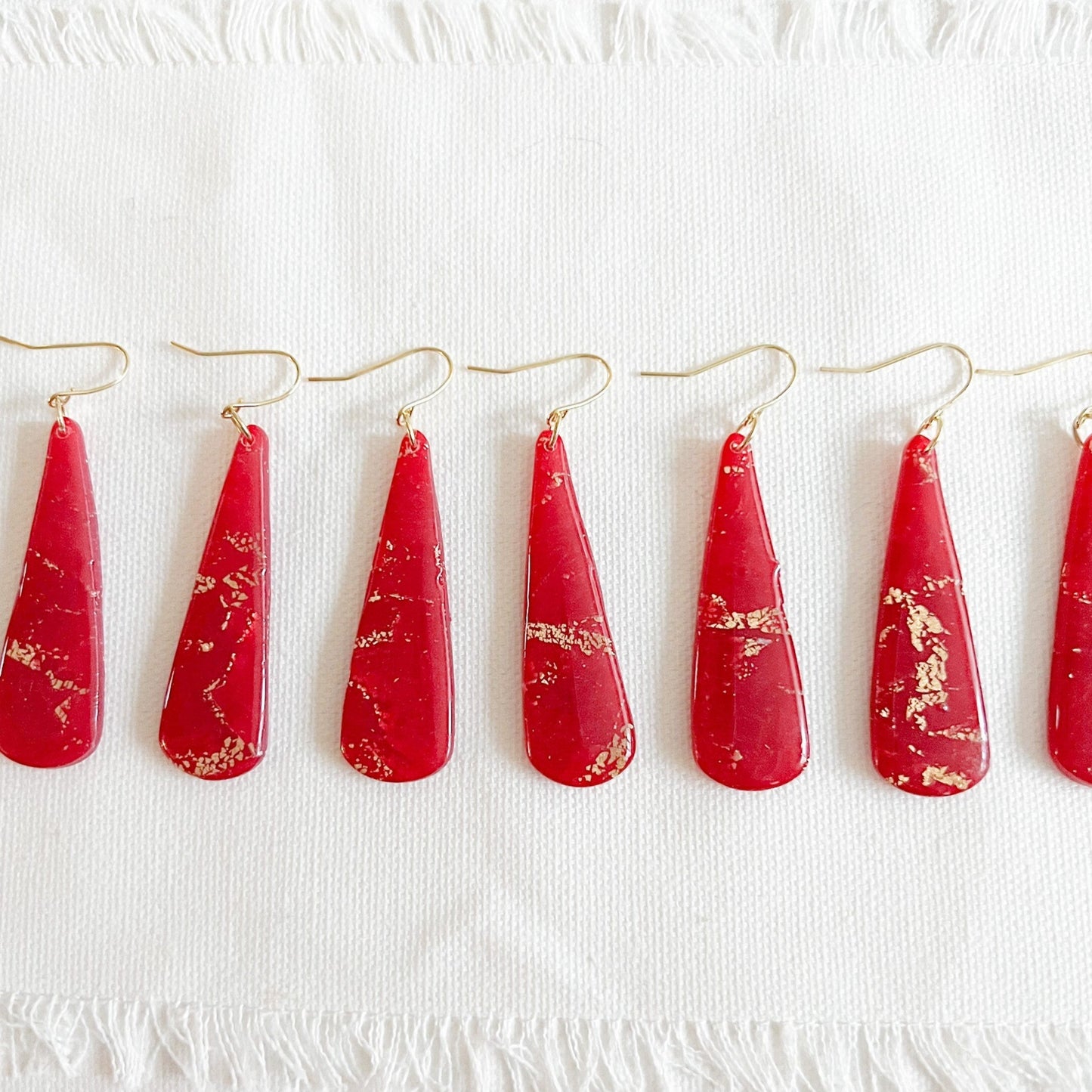 The Eileen in Ruby Earrings