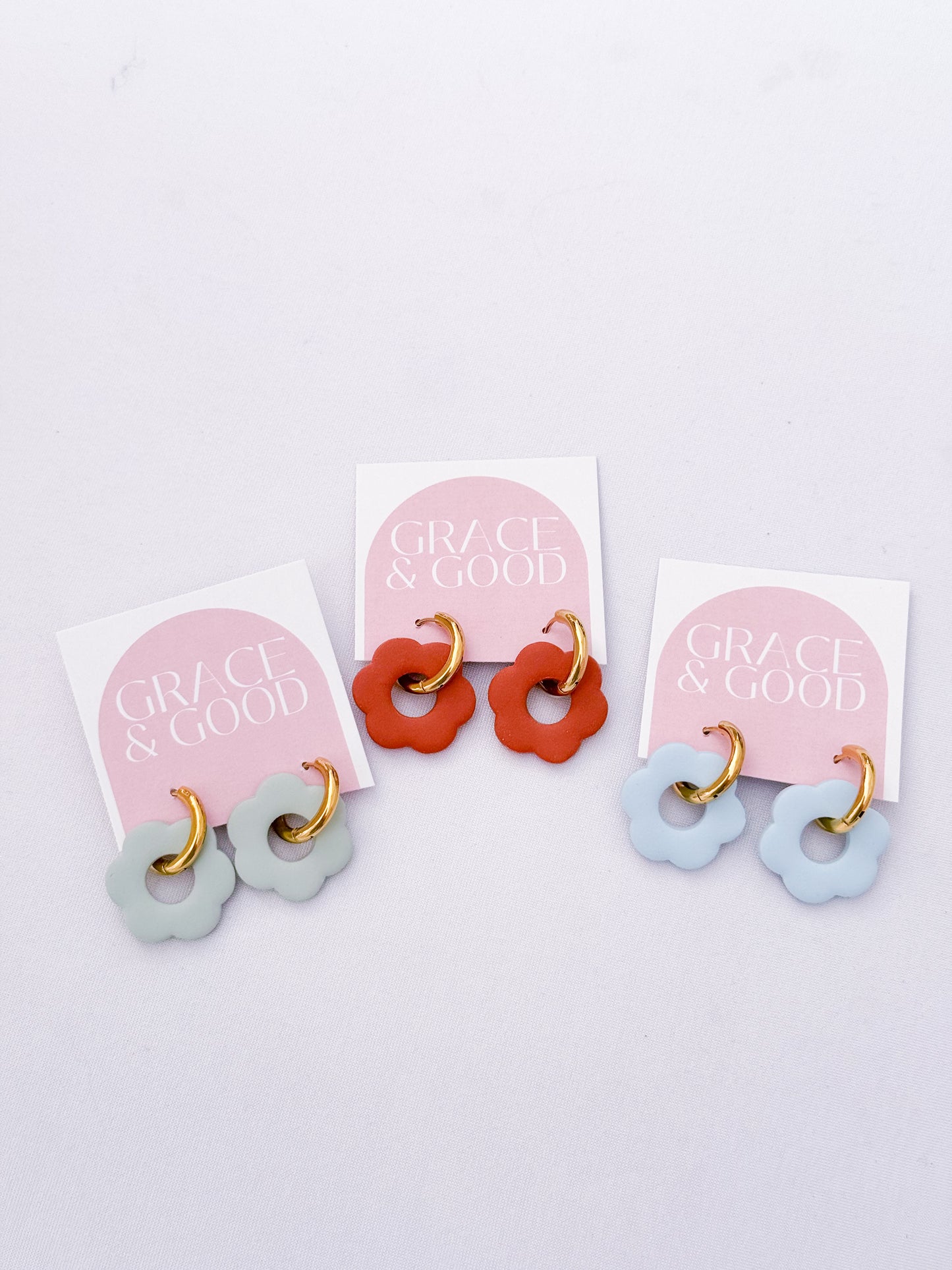 Fall Flower Hoops