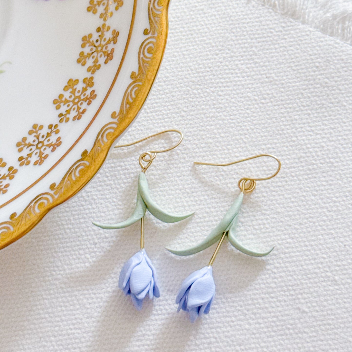 Lazy Tulips in Sky Blue