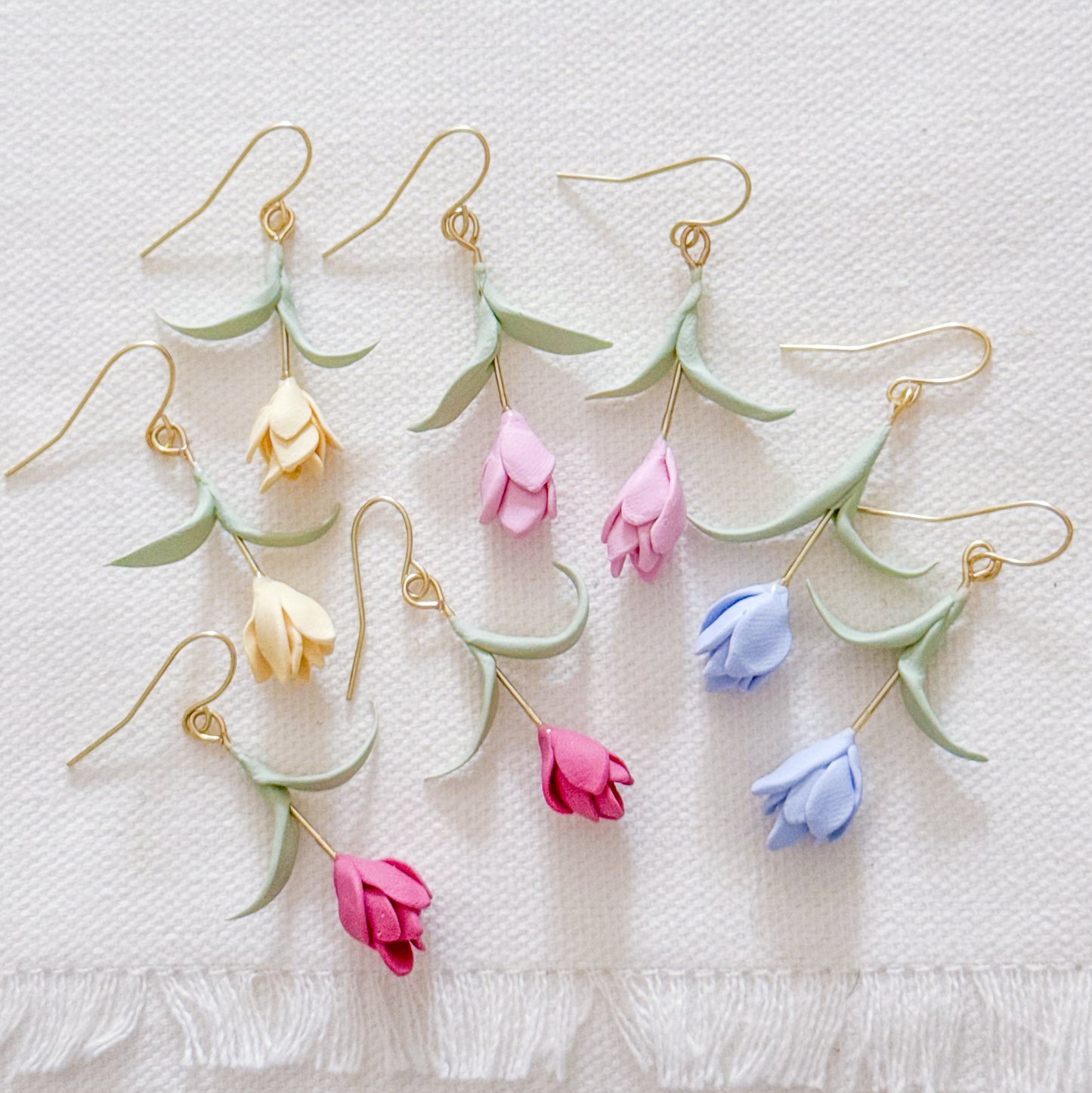 Lazy Tulips in Sky Blue