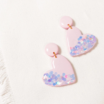 Blush Opal Hearts