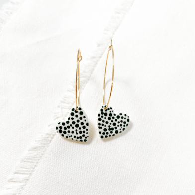 The Heart Hoops in Spotted